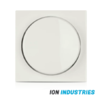 ION centraalplaat met dimmerknop enkelvoudig | V1/J1 | alpin wit