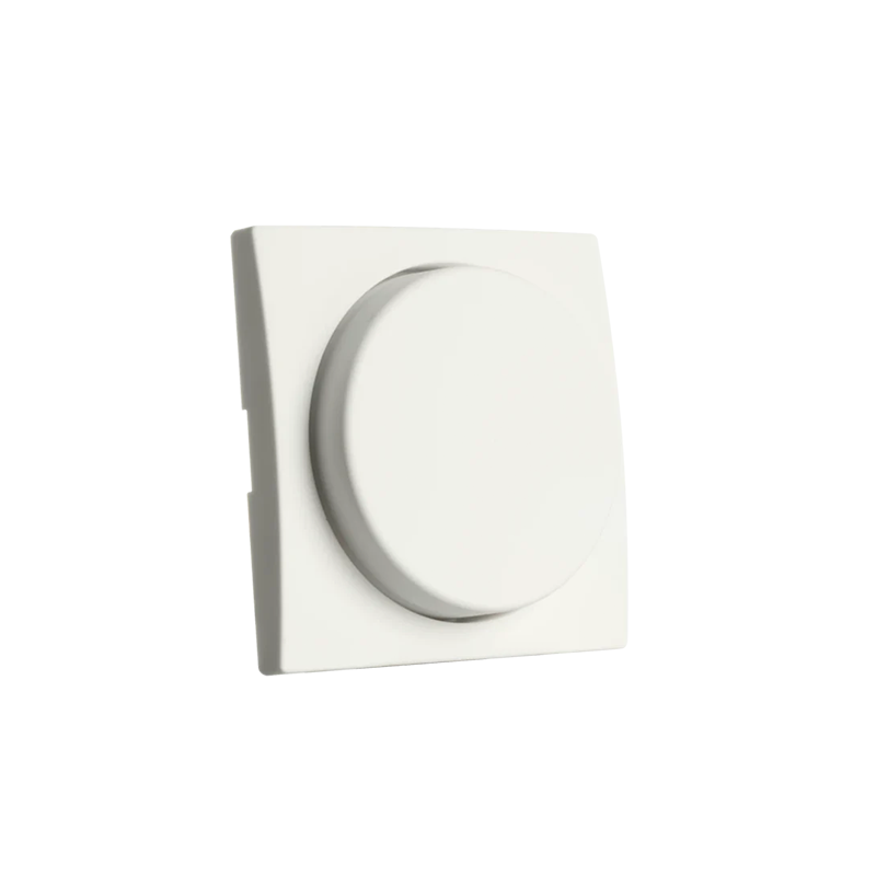 ION centraalplaat met dimmerknop enkelvoudig | E1 | mat alpin wit - Afbeelding 3