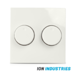ION centraalplaat met dimmerknop duo | E1 | alpin wit