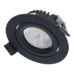 Varda slim-fit led inbouwspot | 5W | dim-to-warm | zwart