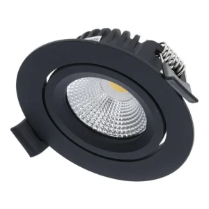 Varda slim-fit led inbouwspot | 5W | dim-to-warm | zwart
