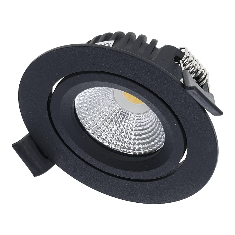 Varda slim-fit led inbouwspot | 5W | dim-to-warm | zwart