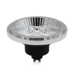AR111 GU10 led spot 12W | 2700K warm wit | 45° | zwart