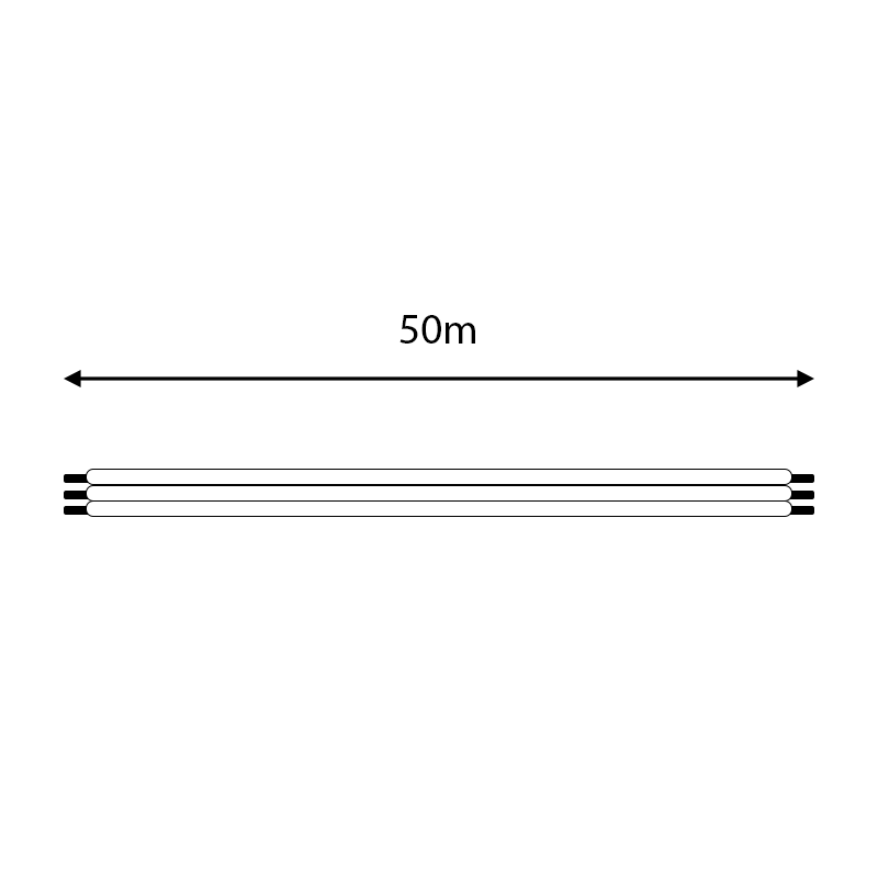 Ledstrip kabel | 3-aderig | 22AWG | 10 m - Afbeelding 5