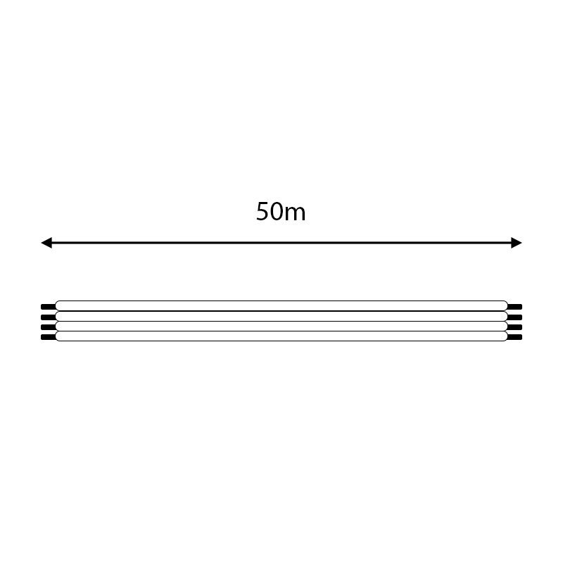 Ledstrip kabel | 5-aderig | 24AWG | 50 m - Afbeelding 2