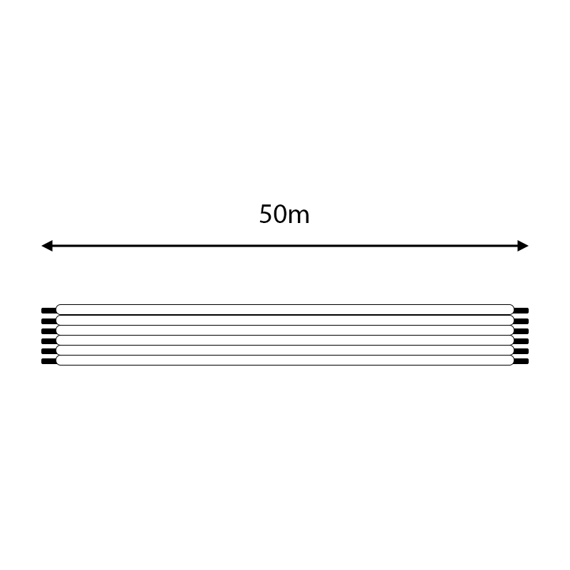 Ledstrip kabel | 6-aderig | 24AWG | 50 m - Afbeelding 2