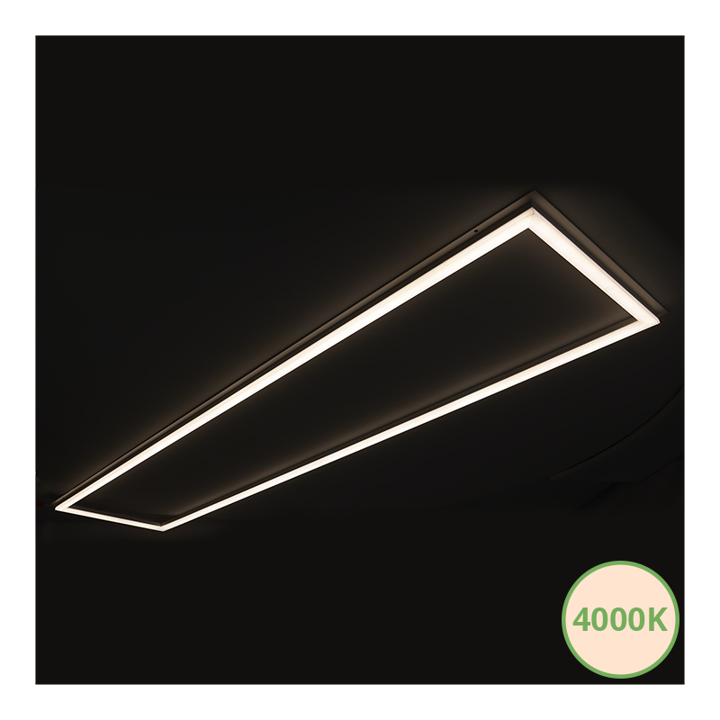 Frame led paneel | 120x30 cm | 32W | CCT | wit - Afbeelding 6
