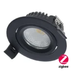 Varda Zigbee led inbouwspot | RGB+CCT | 5W | zwart