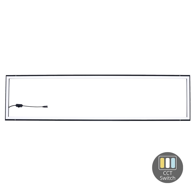 Frame led paneel | 120x30 cm | 40W | CCT | zwart - Afbeelding 17