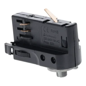 Pendeladapter voor 3-fase rail | zwart | 7 cm
