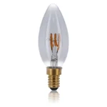 Led kaars E14 | 2W | 2000K | smoky | dimbaar