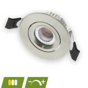 Pollux slim-fit led inbouwspot | 5W | CCT | zilver