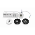 Led noodverlichting inbouwspot | open ruimte en gangpad | wit