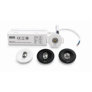 Led noodverlichting inbouwspot | open ruimte en gangpad | wit