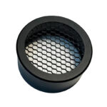 HERA honinggraatring voor MR16 led module | zwart