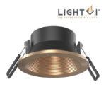 Apax GU10 inbouwarmatuur | IP55 | messing goud