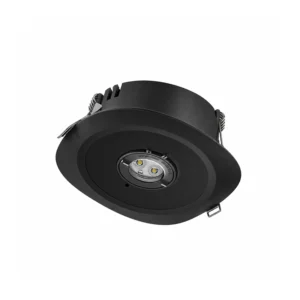 Selene noodverlichting inbouwspot | 6W | 3 uur | zwart