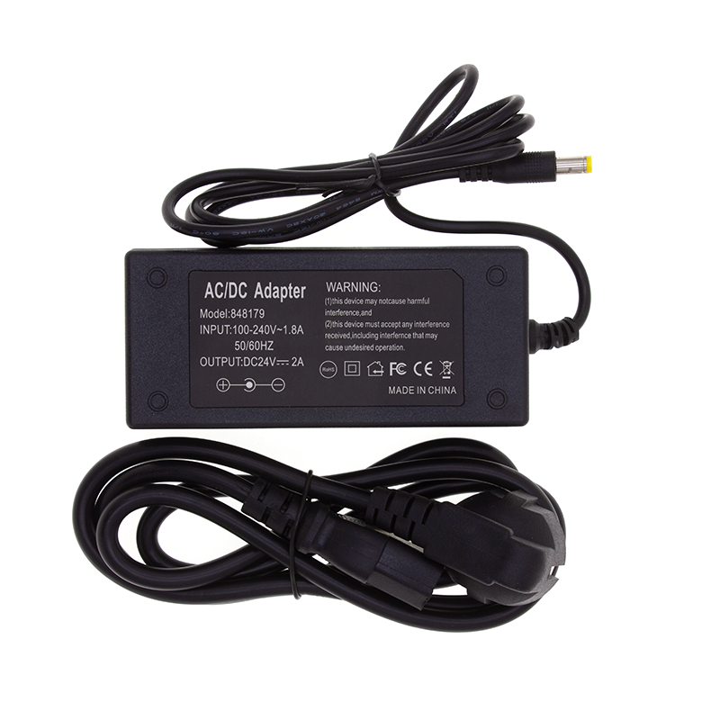 Ledstrip voeding | 24V DC | 48W | adapter
