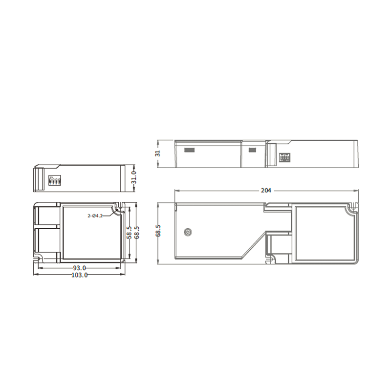 BOKE DALI constante stroom driver | 450–1100mA | 42W - Image 3
