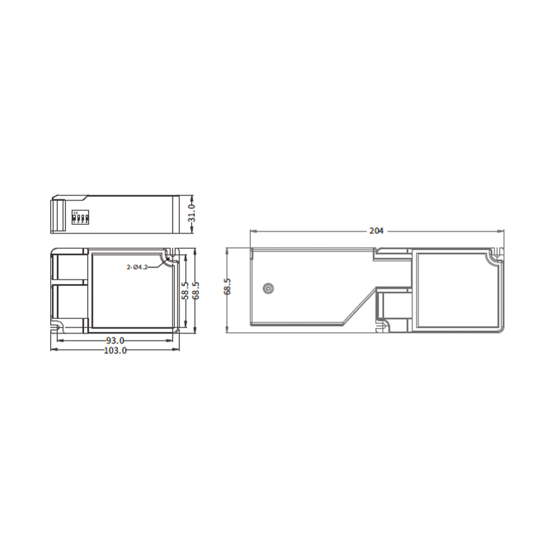 BOKE DALI constante stroom driver | 350–800mA | 30W - Image 3