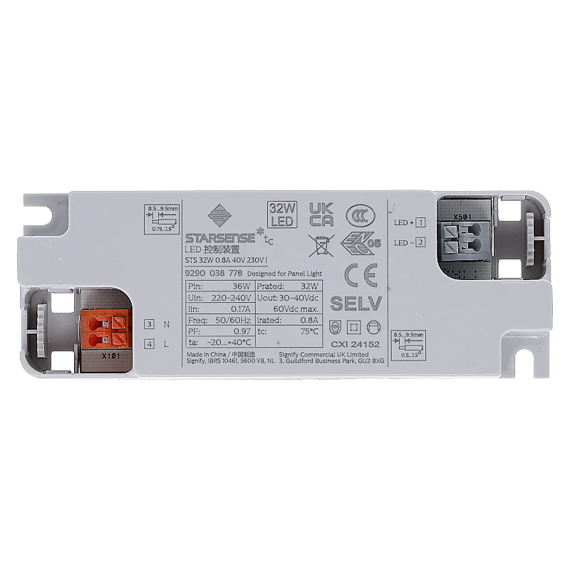 Europa led paneel | 62x62 cm | 30W | CCT | aan/uit | wit - Image 10