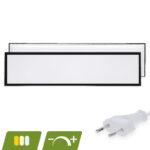 Europa led paneel | 120x30 cm | 30W | CCT | dimbaar | zwart