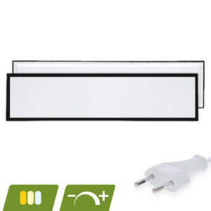 Europa led paneel | 120x30 cm | 30W | CCT | dimbaar | zwart