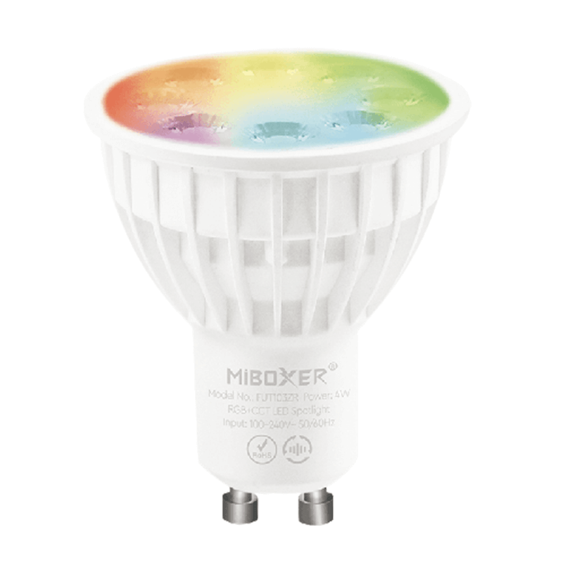 MiBoxer GU10 ledlamp | Zigbee en RF | RGB+CCT | 4W - Afbeelding 7