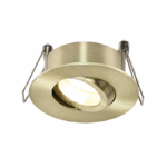 Hessle GU10 inbouwarmatuur | kantelbaar | IP65 | geborsteld goud