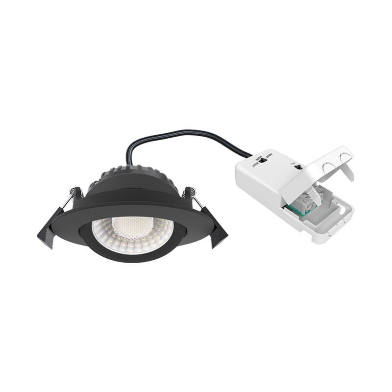 Miran slim-fit led inbouwspot | 5/7W | CCT-switch | zwart - Afbeelding 6
