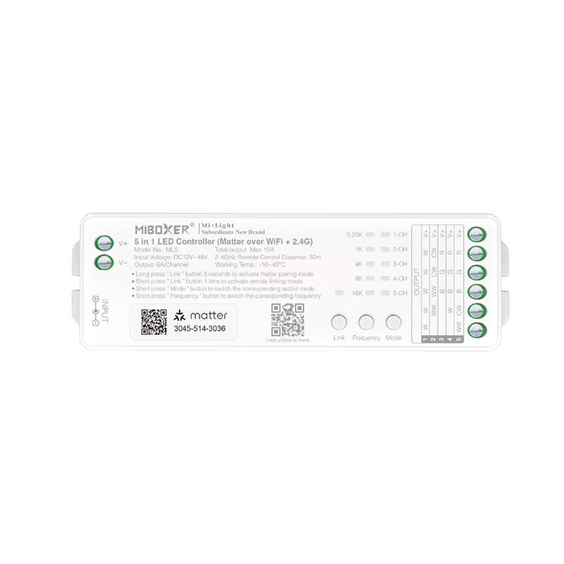 MiBoxer Matter ledstrip controller | 5-in-1