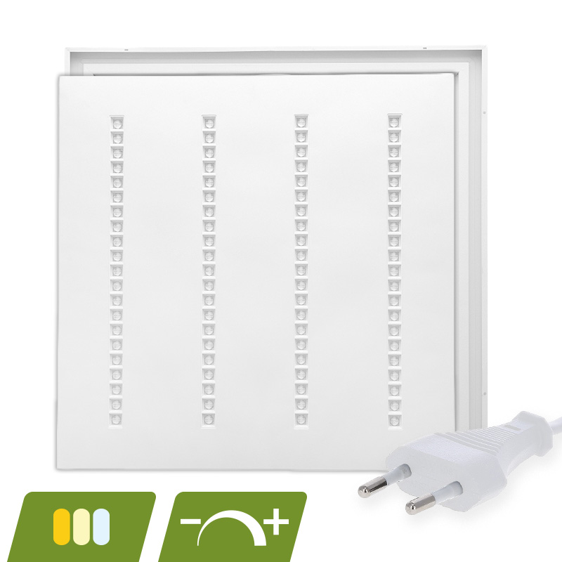 Nova louvre led paneel | 60x60 cm | 30W | CCT | dimbaar | wit