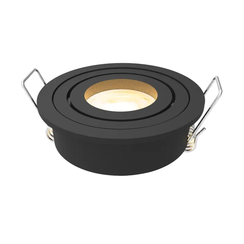 Delos MR11 recessed light | tiltable | black