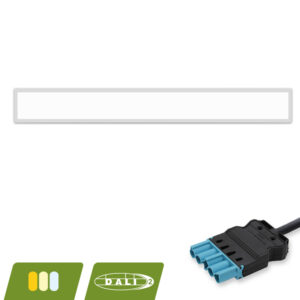 Pontus led paneel 120x15 | DALI en CCT | 30W | 5-polig snoer