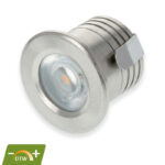 Phobos mini led inbouwspot | 2W | zilver | 2000–3000K dim-to-warm