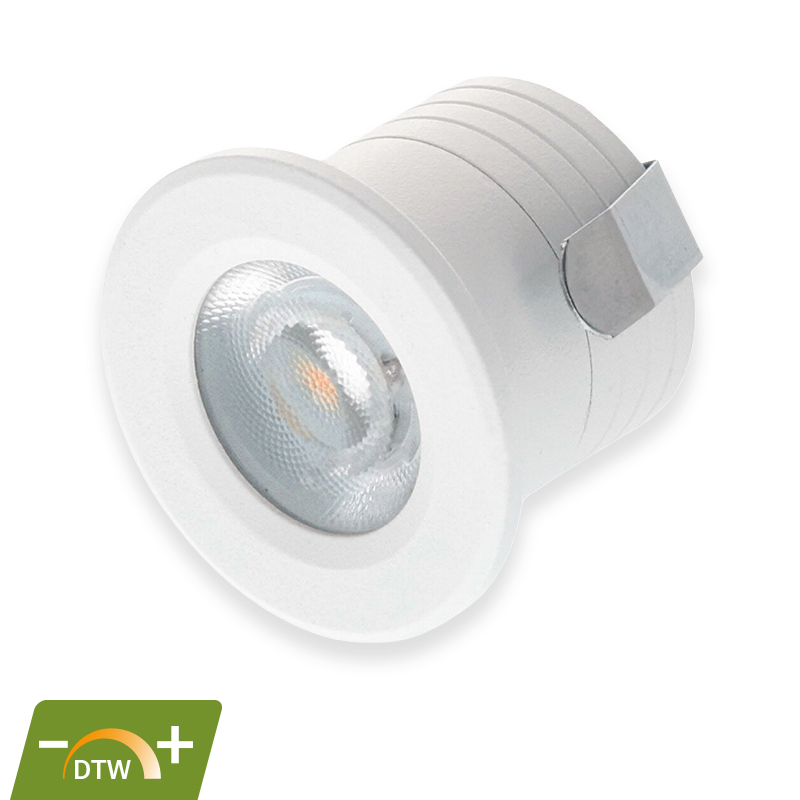 Phobos mini led inbouwspot | 2W | wit | 2000–3000K dim-to-warm