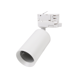 GU10 railspot met veer | 3-fase | wit
