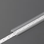 SMART16 click cover voor ledstripprofiel | transparant | 2 m