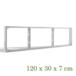Substructure frame for backlit led panel 120x30 cm | white