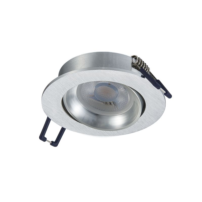 Carme GU10 inbouwarmatuur | kantelbaar | zilver - Image 5