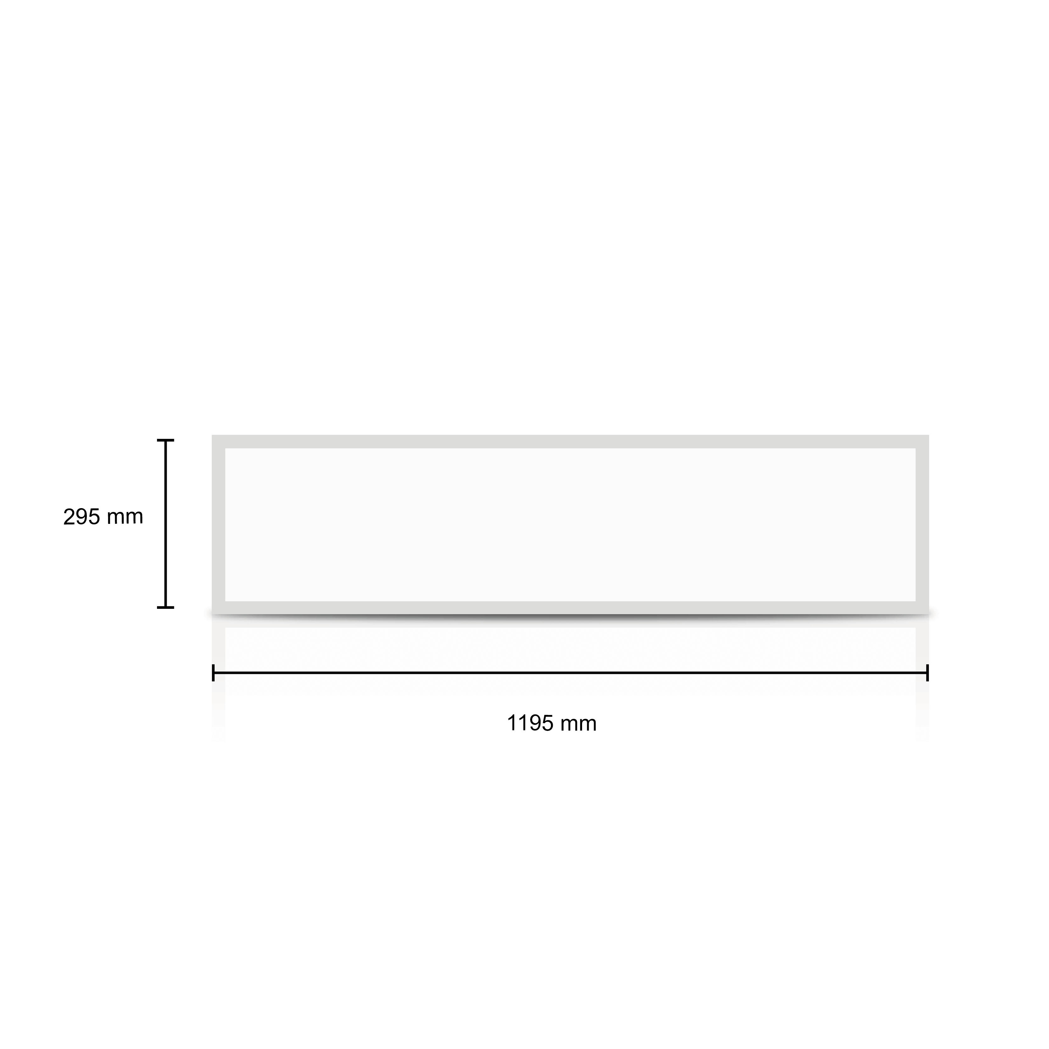 Cupid led paneel | 120x30 cm | 25W | CCT | aan/uit | wit | BACK-LIT LED PANEEL | CUPID | 120X3 - Afbeelding 5