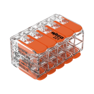WAGO lasklem met hendels | 10 aansluitingen | 0,2–4 mm² | doos 15