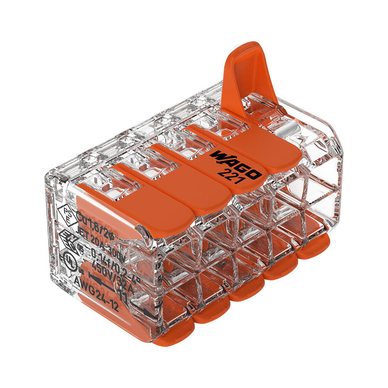 WAGO lasklem met hendels | 10 aansluitingen | 0,2–4 mm² | doos 15 - Afbeelding 8